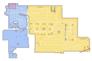 Dreame D9 robotstofzuiger map